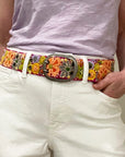 Jenny Krauss Wildflowers Embroidered Belt