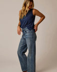 Audrey Wide Leg Denim Pants