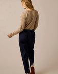 Carve Ever Henley: Walnut Stripe