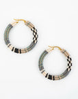 Patchwork Hoop Earring