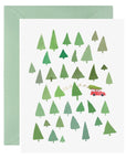 E.Frances Fa La La La La Trees Christmas Greeting Card