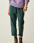 Zoe Twill Pant: Pine