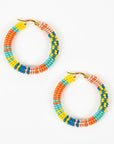 Patchwork Hoop Earring