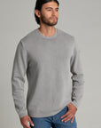 Motive Organic Cotton Sweater- Heather Grey