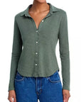 Bella Dahl Button Up Knit Top