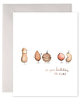 E. Frances Go Nuts Birthday Greeting Card