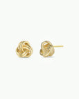 JK Petite Gold Knot Earrings