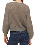 Bella Dahl Balloon Sleeve Sweater-Shadow Moss