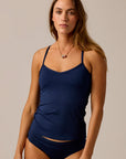 Stinson Tankini Swim Top -Navy