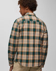 Dolberg M's Slim Fit Flannel Shirt: Almond