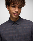 Los Feliz Slim Fit Flannel Shirt: Capulet Blue
