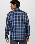Westbrook Heavyweight Slim Fit Flannel Shirt: Blue Vibes