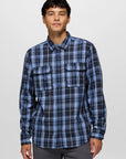 Westbrook Heavyweight Slim Fit Flannel Shirt: Blue Vibes