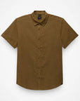 Lindores Standard Fit Short Sleeve Shirt - Retro Olive