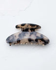 Midnight Gloss Cellulose Acetate Hair Claw Clip