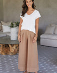 Italian Linen Palazzo Pants