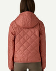 Patagonia W's Diamond Quilted Bomber Hoody: Potter's Red