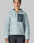 Patagonia W's Diamond Quilted Bomber Hoody: Virtually Blue