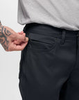 Prana Stretch Zion 5 Pocket Slim Pant 32" Inseam: Black