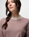 Touchstone Long Sleeve Waffle Knit Crew