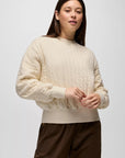 Cedar & Sage Organic Cotton Quilted Pullover: Canvas