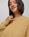 Emberbrook Cozy Sweater: Dijon Heather