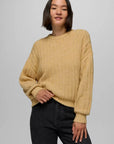 Emberbrook Cozy Sweater: Dijon Heather
