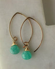 Color Pop Petites Small Gemstone Earrings - Gold Fill