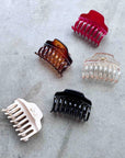 Glossy Berry Hair Claw Clip