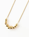 Dainty Gold Filled Snake Cahin Necklace with Tiny Gold Filled Beads