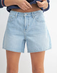 Light Denim Lightweight Denim Shorts