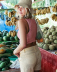 Carve Oahu 4" Corduroy Shorts-Apricot