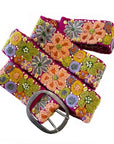 Jenny Krauss Wildflowers Embroidered Belt