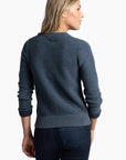 Kuhl W's Sofie Sweater: Metal Blue