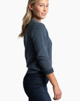 Kuhl W's Sofie Sweater: Metal Blue