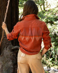 Fairbanks Supersoft Long Sleeve Shirt: Copper Zig Zag