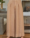 Italian Linen Palazzo Pants