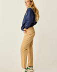Zoe Buttercord Pant: Camel