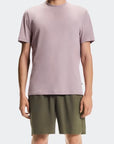 On Focus Men's Cotton Blend Tee - Heron