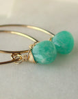 Color Pop Petites Small Gemstone Earrings - Gold Fill