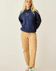 Zoe Buttercord Pant: Camel