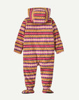 Patagonia Infant Micro D Bunting-Diamond Stripe: Rutabaga White