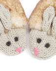 Kid's Bunny Rabbit Knitted Mittens