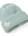 Kids Patch Knitted Winter Beanie