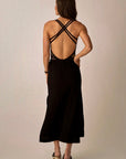 Yara Gauze Skirt-Black