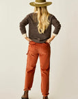 Corey Butter Cord Pant: Copper