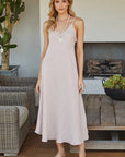 Italian Linen Maxi Slip Dress