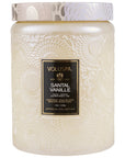 Voluspa Santal Vanille 18oz Large Glass Jar Candle