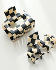Checkmate Hair Claw Clip