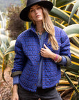 Marais Reversible Jacket: Fir/Capri Batik